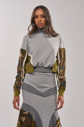 INES COLORBLOCKED SWEATSHIRT