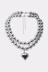 Y2K DREAMIN SILVER NECKLACE