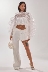 HOT AND COLD HYBRID PANT IN WHITE