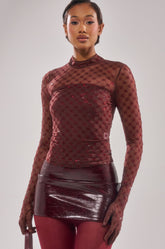 EXTREMELY SEXY MESH LONG SLEEVE WITH CORSET