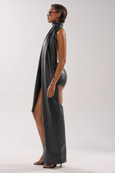 VALLY PU SCARF PANT