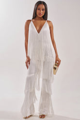 BAECATION FRINGE JUMPSUIT