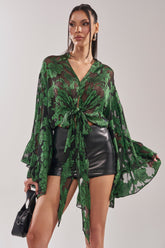 IN THE FEELS LACE BLOUSE