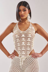 TAKE ME TO THE CLUB CROCHET TANK