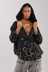 RING AROUND ME OVERSIZED HOODED SWEATSHIRT