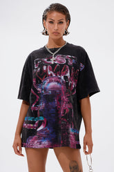 FIRST ROW CYBERTRONICS OVERSIZED GRAPHIC TEE