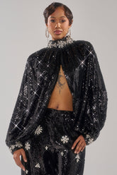 DAZZLING HOLIDAY SEQUIN TOP