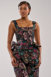 PRETTY LITTLE LADY BROCADE CORSET