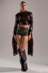 JAYDE SEQUIN BLOUSE
