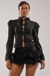 SEXY AS CAN BE LACE BLOUSE