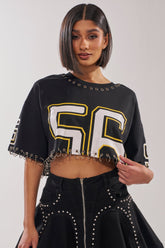 LUCKY ONE CROP TEE
