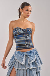 NAME YOUR GAME ZIPPER CORSET