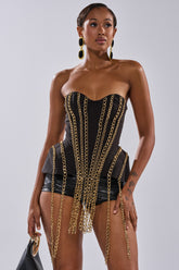 CHAINED DOWN CORSET