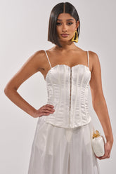 IRIS SATIN CORSET