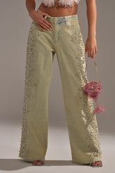 FEELING EXTREME RHINESTONE DENIM