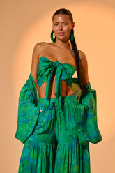 INTO THE GARDEN BRALETTE IN GREEN