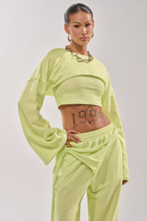 TRY ME BABY CROP SWEATSHIRT
