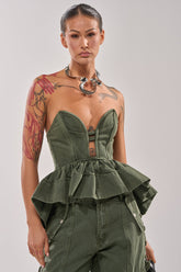 KARA DENIM CORSET
