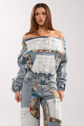 CHANGE IT UP DENIM SWEATSHIRT