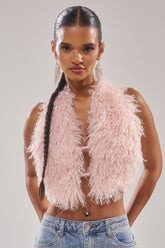 ACT UP FUR BLOUSE