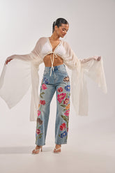 FLY AWAY CHIFFON BLOUSE