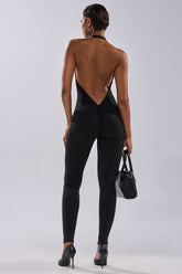 GIA SUEDE JUMPSUIT