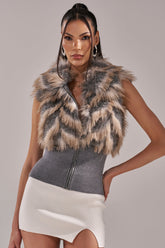 NEW SENSATION FUR TOP
