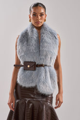ITS GIVING FUR BLOUSE