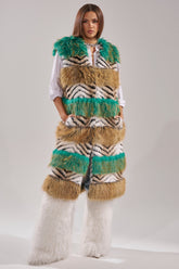HYDE PARK FAUX FUR VEST