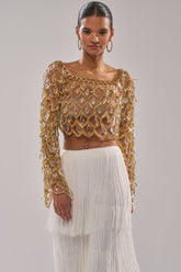 GLAM BABY CHAIN TOP