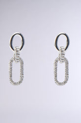 PAVE DANGLE EARRING