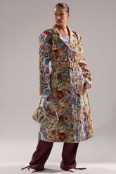 SUNDAY PATCHWORK TRENCH