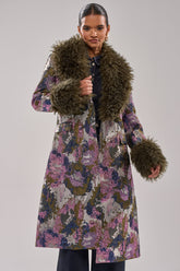 GEORGINA BROCADE TRENCH