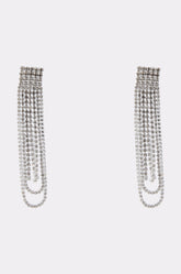 EXTRA LUXE DANGLE EARRING IN SILVER
