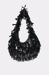 THE NOSTALGIA SEQUIN PURSE IN BLACK