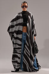 WILD ONE KNIT MAXI PONCHO