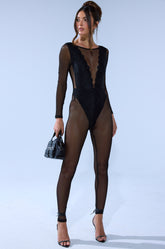 ALL ABOUT ME MESH JUMPSUIT