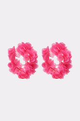 FULL BLOOM HOOP EARRING