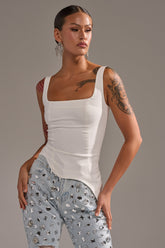 PLAIN JANE SLEEVELESS BLOUSE