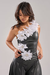 FLORAL BABY ONE SHOULDER BLOUSE