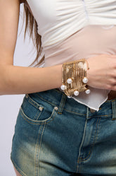 PEARL PERFECTION GOLD BRACELET