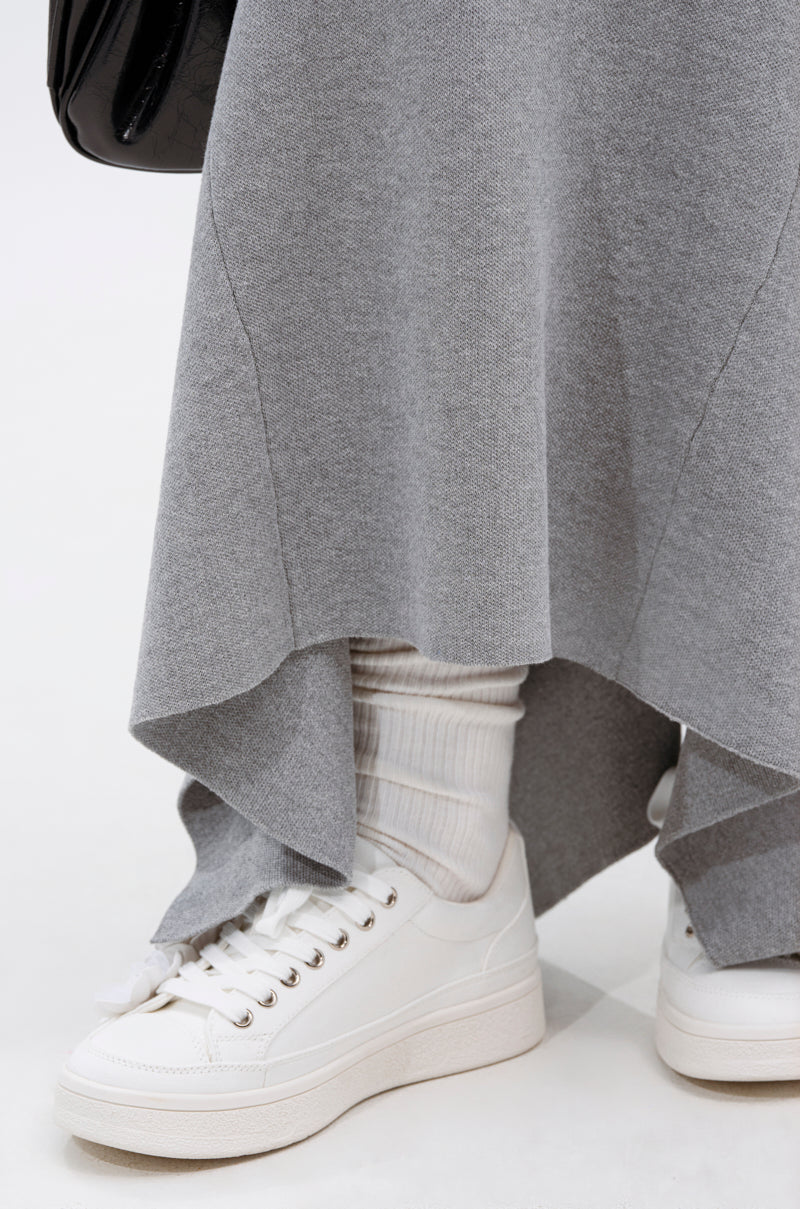 TAKE IT BACK KNIT MAXI SKIRT