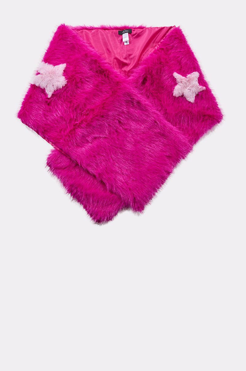 STFU FAUX FUR SCARF