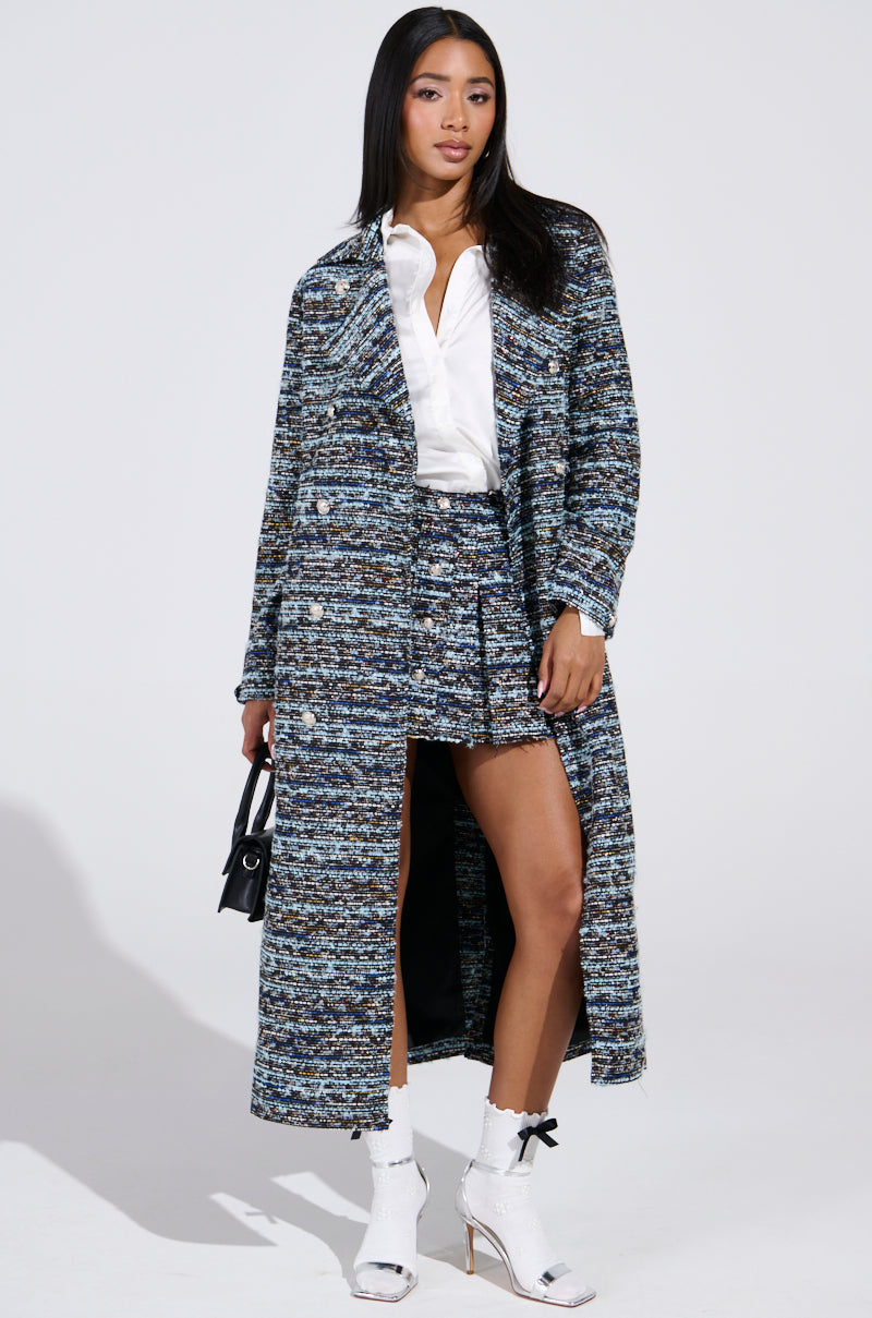 ALZURA TWEED MINI SKIRT
