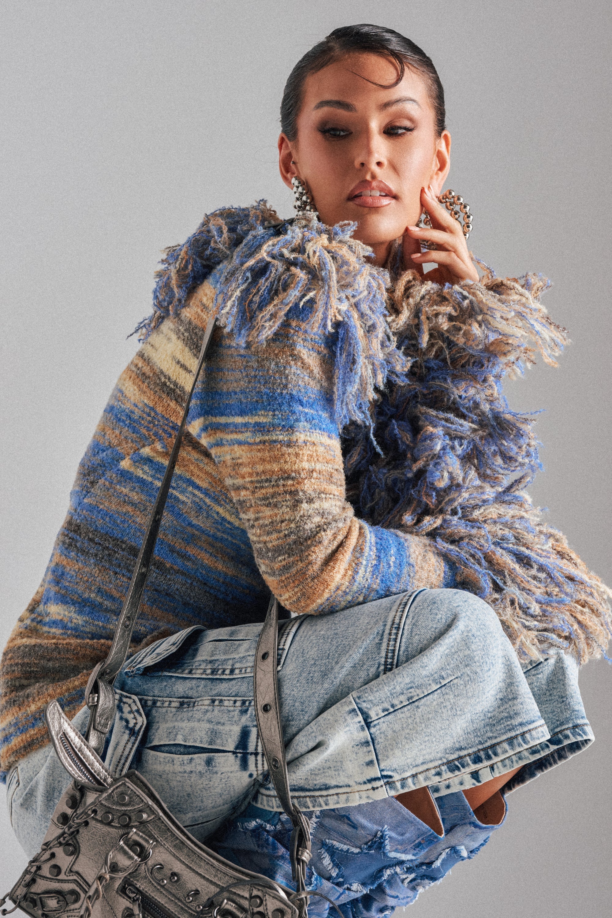 FRINGE FOR DAYS SWEATER